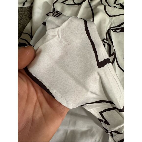 Beautiful abstract, oversize tunic, blouse, half sleeve. New w tags  xl - Picture 12 of 13